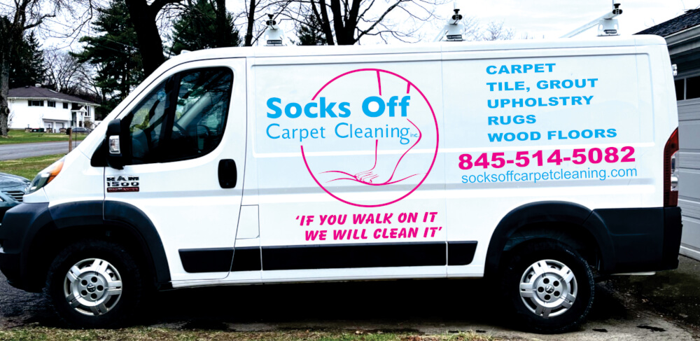 Socks Off Carpet Cleaning Truck